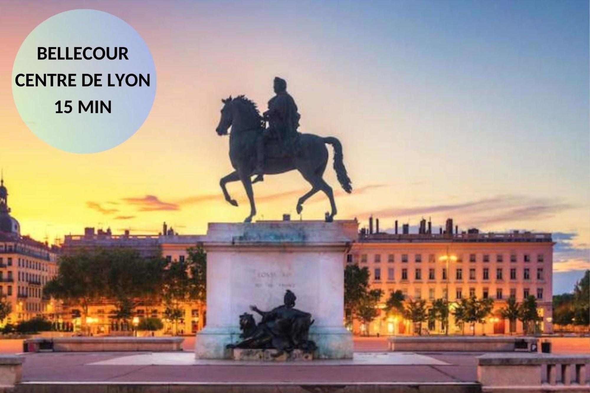 Apartament Super Chazelles - Metro - Hopitaux Lyon Sud Saint-Genis-Laval Zewnętrze zdjęcie